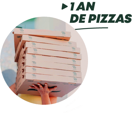 1 an de Pizzas